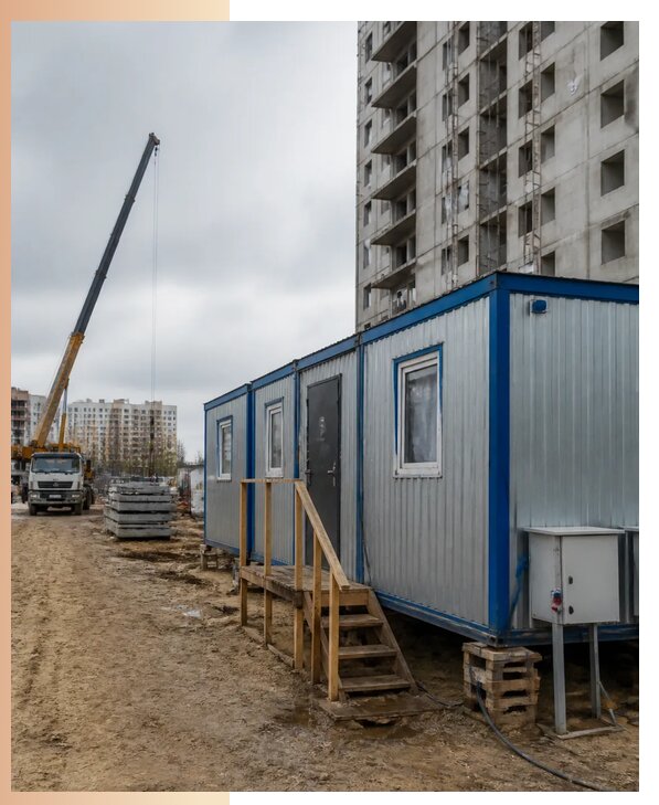 Аренда строительных вагончиков для рабочих в Каспийске